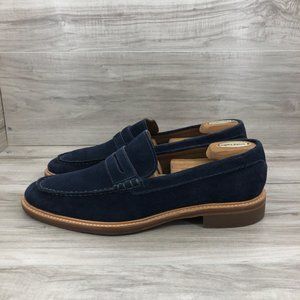 Gordon Rush Liam blue suede loafers size 12